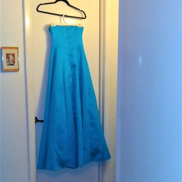 Vintage Beautiful De-Laru Bright Blue Prom/Formal Dress from 2000 - Size 3/4 - Picture 3 of 12